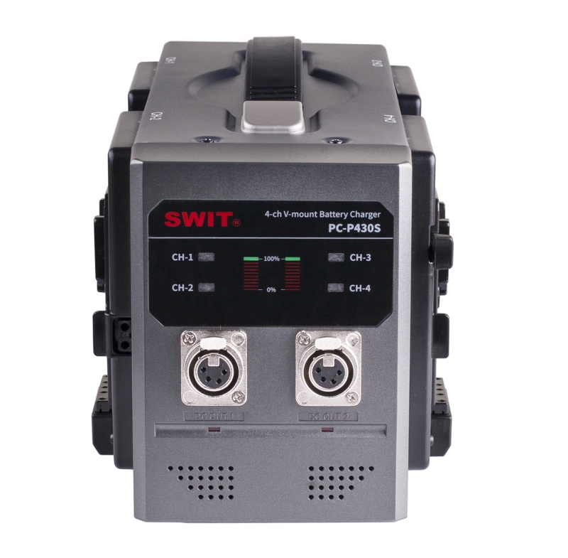 SWIT PC-P430S Schnell-Ladegerät 4-fach V-Mount 3A