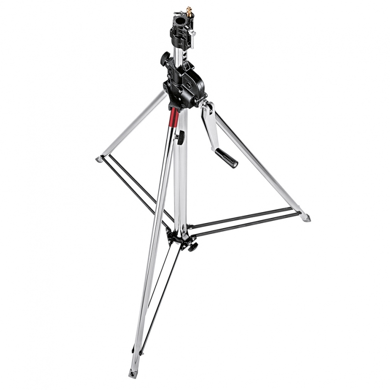 Manfrotto 083NW Stativ Wind-Up Silber 2-tlg.