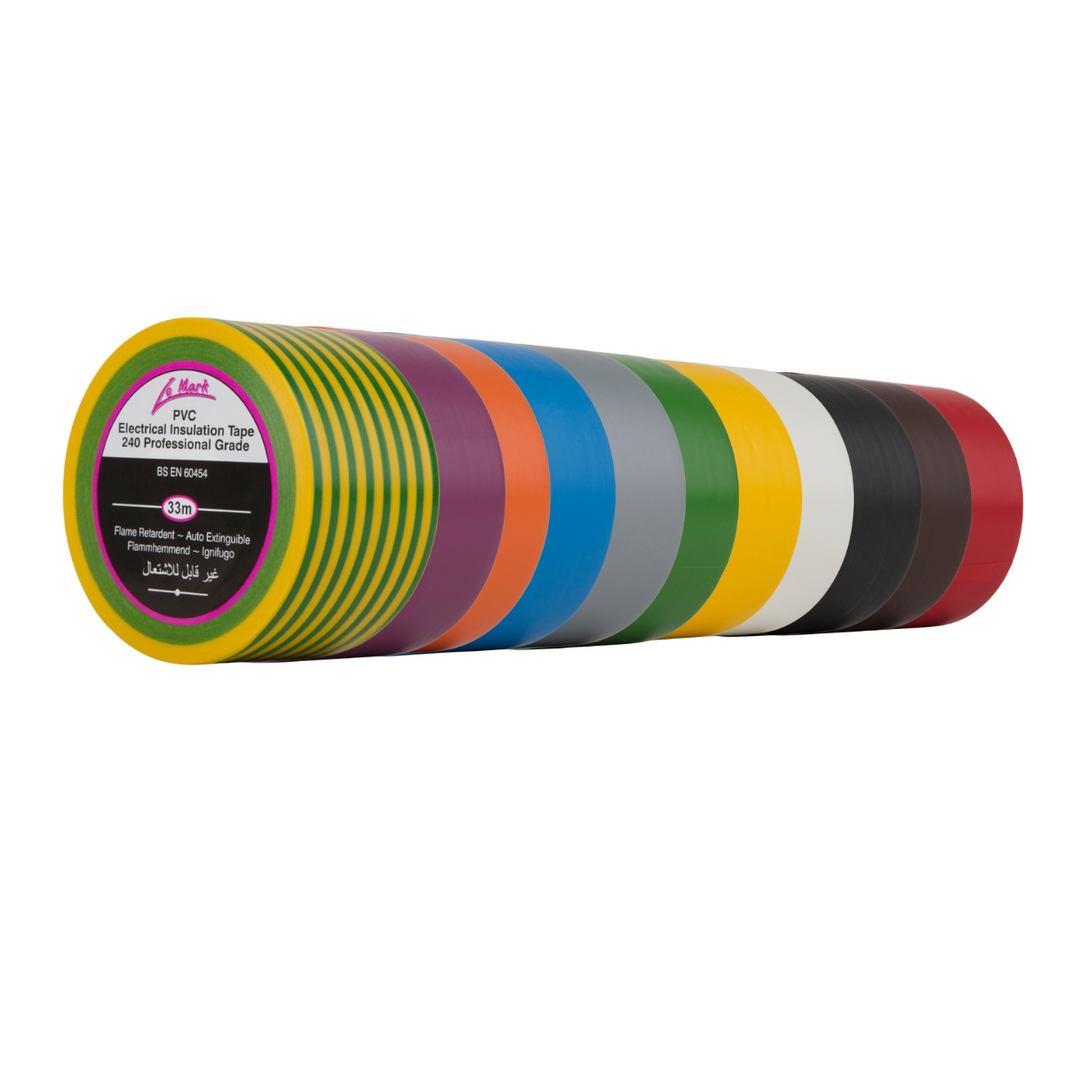 Le Mark PVC Elektro Isolierband 38mm x 33 Meter